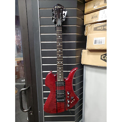B.C. Rich Mockingbird ST Solid Body Electric Guitar Crimson Red Trans