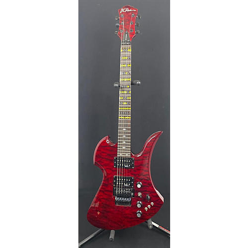 B.C. Rich Mockingbird STC Solid Body Electric Guitar Trans Red