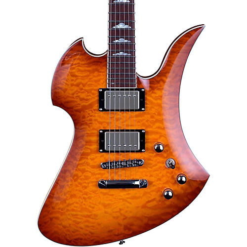 B.C. Rich Mockingbird Set Neck Electric Guitar Amber Burst