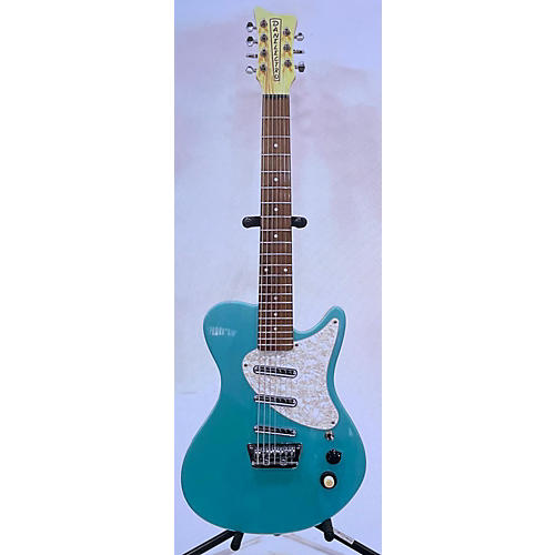 Danelectro Mod 7 Solid Body Electric Guitar teal