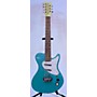 Used Danelectro Mod 7 Solid Body Electric Guitar teal