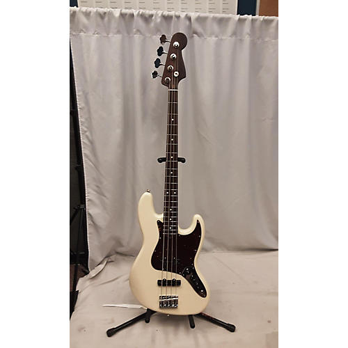 Fender Mod Shop Jazz Bass Electric Bass Guitar Olympic White