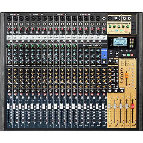 Tascam Model 2400 24-Channel Multitrack Recorder With Analog Mixer & USB Interface