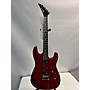 Used Charvette By Charvel Model 300 Solid Body Electric Guitar red crackle