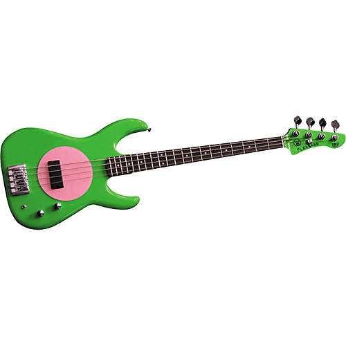 Flea Bass Model 32 Bass Green and Pink Punk | Musician's Friend