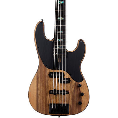 Schecter Guitar Research Model-T 5 Exotic 5-String Black Limba Electric Bass