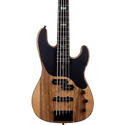 Schecter Guitar Research Model T Exotic Ziricote 5 Electric Bass