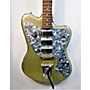Used Italia Modena Solid Body Electric Guitar Silver Sparkle