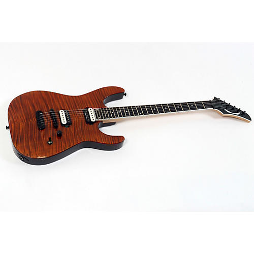 Dean Modern 24 Select Flame Maple Top Electric Guitar Condition 3 - Scratch and Dent Tiger Eye 197881120672