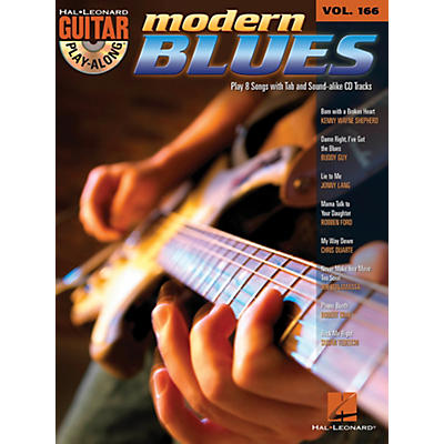 Hal Leonard Modern Blues - Guitar Play-Along Volume 166 Book/CD