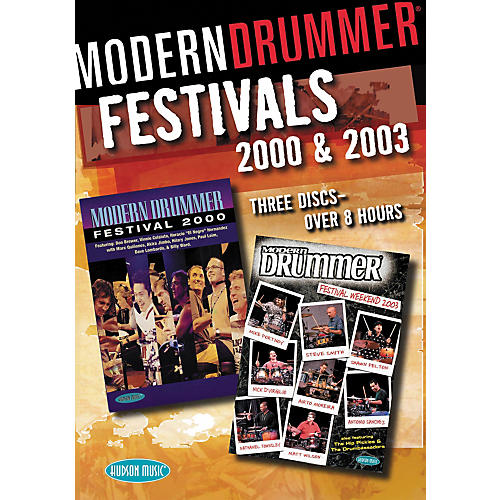 Hudson Music Modern Drummer Festivals 2000 and 2003 3-DVD Set