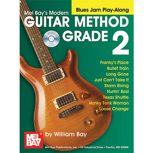 Modern Guitar Method Grade 2 Blues Jam Play-Along Book and CD