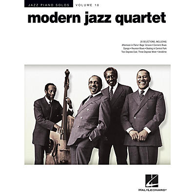 Hal Leonard Modern Jazz Quartet - Jazz Piano Solos Series Volume 18