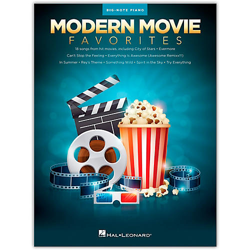 Modern Movie Favorites for Big Note Piano