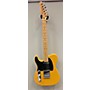 Used Fender Modern Player Telecaster Left Handed Electric Guitar TV Yellow
