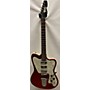 Used Italia Moderna Solid Body Electric Guitar red Sparkle