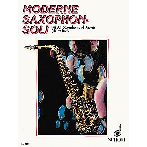 Moderne Saxophon-Soli - Alto (German Text) Schott Series