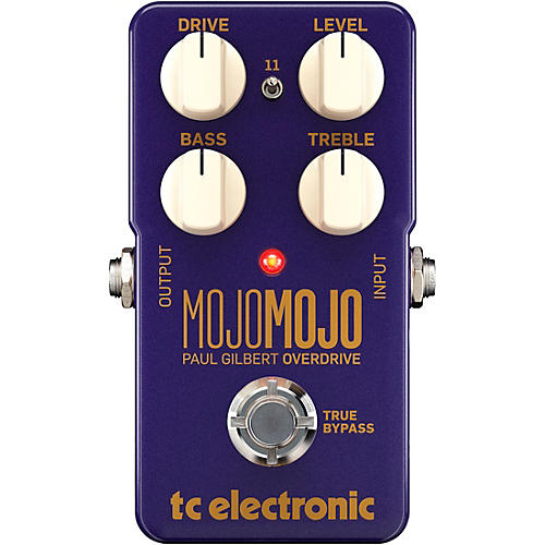 TC Electronic MojoMojo Paul Gilbert Edition Overdrive Effects Pedal Purple