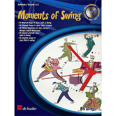 De Haske Music Moments of Swing (Trombone) De Haske Play-Along Book Series Composed by Rik Elings