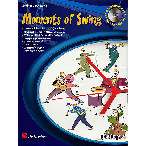 Moments of Swing (Trombone) De Haske Play-Along Book Series Composed by Rik Elings