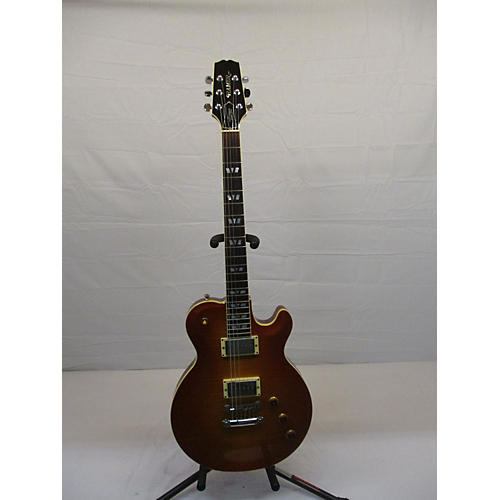 Hamer Monaco Super Pro Solid Body Electric Guitar Trans Amber