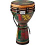 Open-Box Remo Mondo Key-Tuned Djembe Condition 1 - Mint Adinkra Shadow Flame
