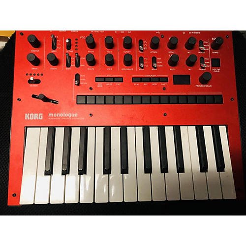 Korg Monologue Red Synthesizer | Musician's Friend