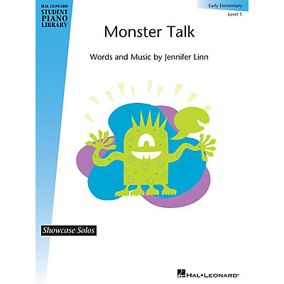 Hal Leonard Monster Talk Piano Library Series by Jennifer Linn (Level Early Elem)