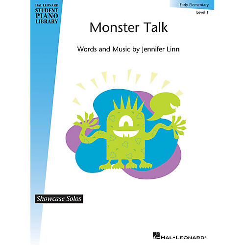 Hal Leonard Monster Talk Piano Library Series by Jennifer Linn (Level Early Elem)