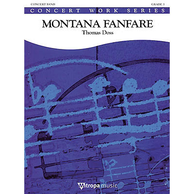 De Haske Music Montana Fanfare Concert Band Gr 3 Full Score Concert Band