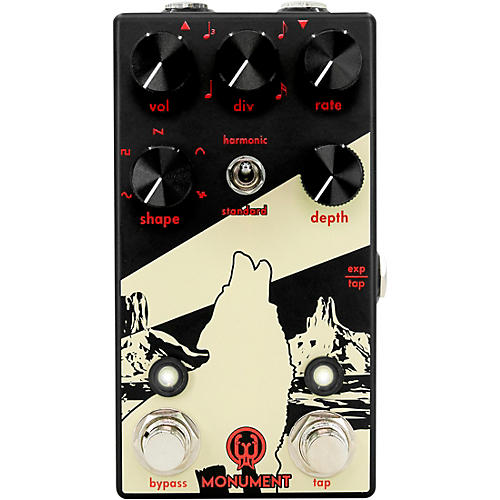 Monument Harmonic Tap Tremolo V2 Obsidian Series Effects Pedal