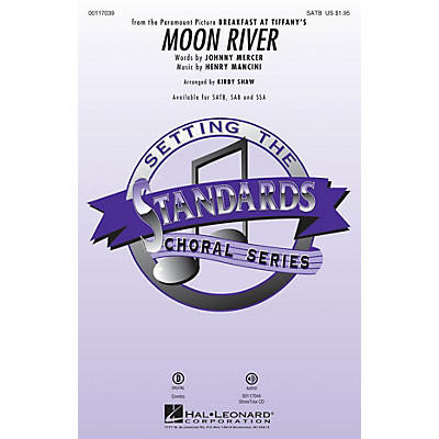 Hal Leonard Moon River ShowTrax CD Arranged by Kirby Shaw