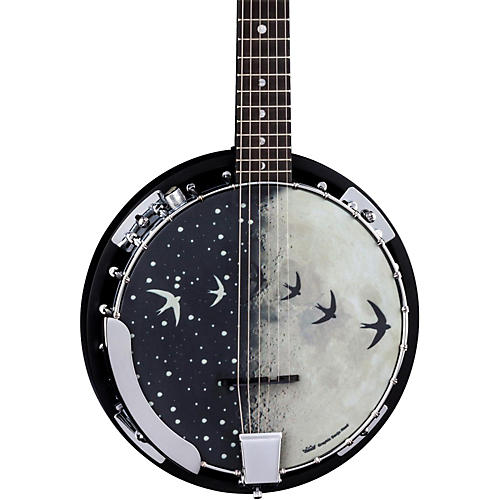 Luna Guitars Moonbird BGB 6-String Acoustic-Electric Banjo Condition 2 - Blemished Satin Black 197881146054
