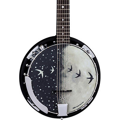 Luna Moonbird BGB 6-String Acoustic-Electric Banjo