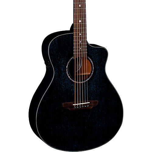 Luna Guitars Moonbird Folk Acoustic-Electric Guitar Midnight Blue