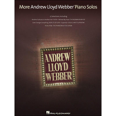 Hal Leonard More Andrew Lloyd Webber Piano Solos