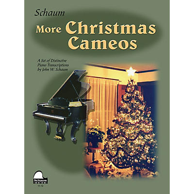 SCHAUM More Christmas Cameos (Level 6 Early Advanced Level) Educational Piano Book