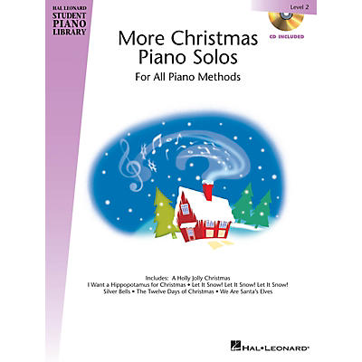 Hal Leonard More Christmas Piano Solos - Level 2 Piano Library Series Book with CD