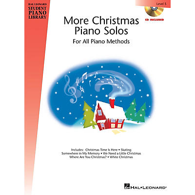 Hal Leonard More Christmas Piano Solos - Level 5 Piano Library Series Book with CD