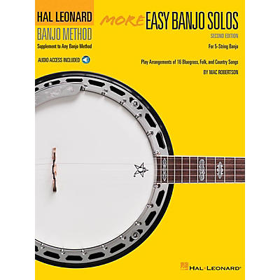 Hal Leonard More Easy Banjo Solos - 2nd Edition (for 5-String Banjo) Banjo Series Softcover Audio Online