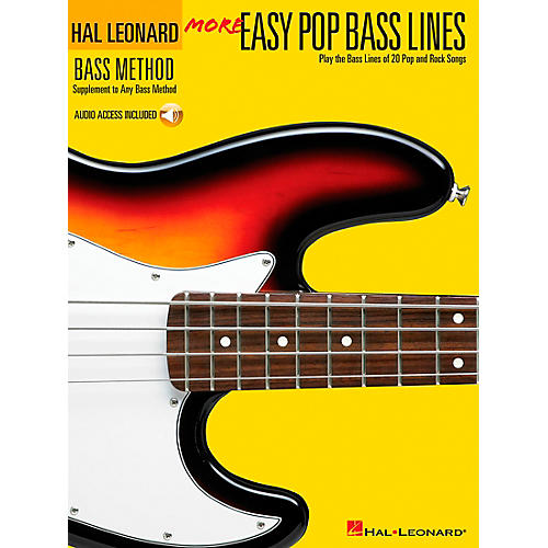 More Easy Pop Bass Lines (Book/CD)