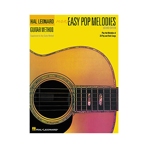 Hal Leonard More Easy Pop Melodies - 2nd Edition Guitar Method Book