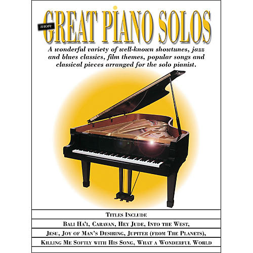 More Great Piano Solos - Showtunes, Jazz, Blues, Film, Popular, Classical arranged for piano solo
