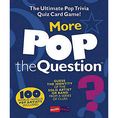 Music Sales More Pop The Question Game - The Ultimate Pop Trivia Quiz Card Game