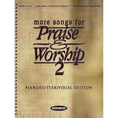 Word Music More Songs for Praise & Worship 2 Piano, Vocal, Guitar Songbook