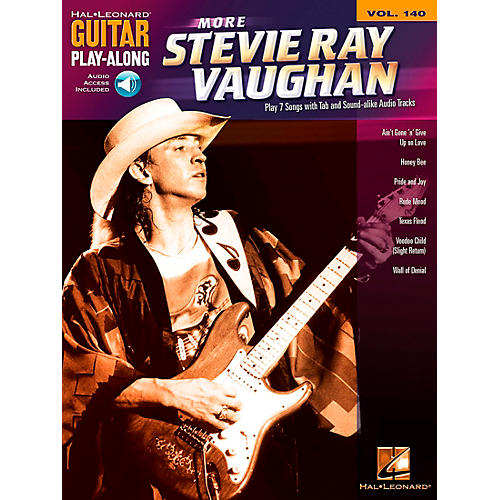 Hal Leonard More Stevie Ray Vaughan - Guitar Play-Along Volume 140 Book/Audio Online