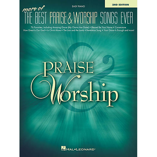 Hal Leonard More of The Best Praise & Worship Songs Ever - 2nd Edition Easy Piano Songbook