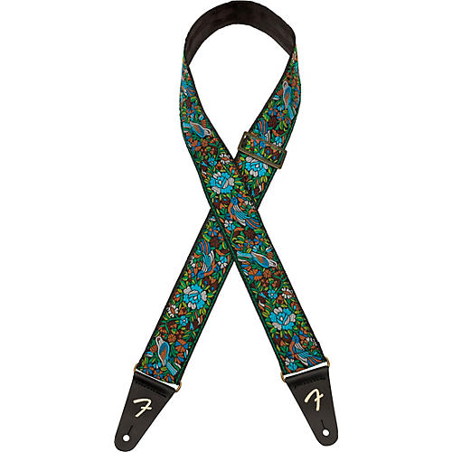Fender Mosaic Jacquard Guitar Strap Green