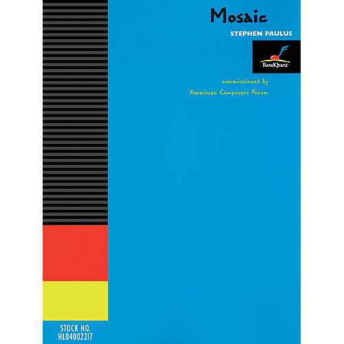 American Composers Forum Mosaic (Score Only) (BandQuest Series Grade 3) Concert Band Level 3 Composed by Stephen Paulus