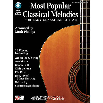 Cherry Lane Most Popular Classical Melodies for Easy Classical Guitar Guitar Series Softcover Audio Online